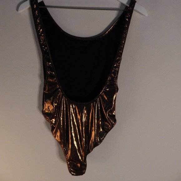 Bronze Metallic Bodysuit - Picture 5 of 5